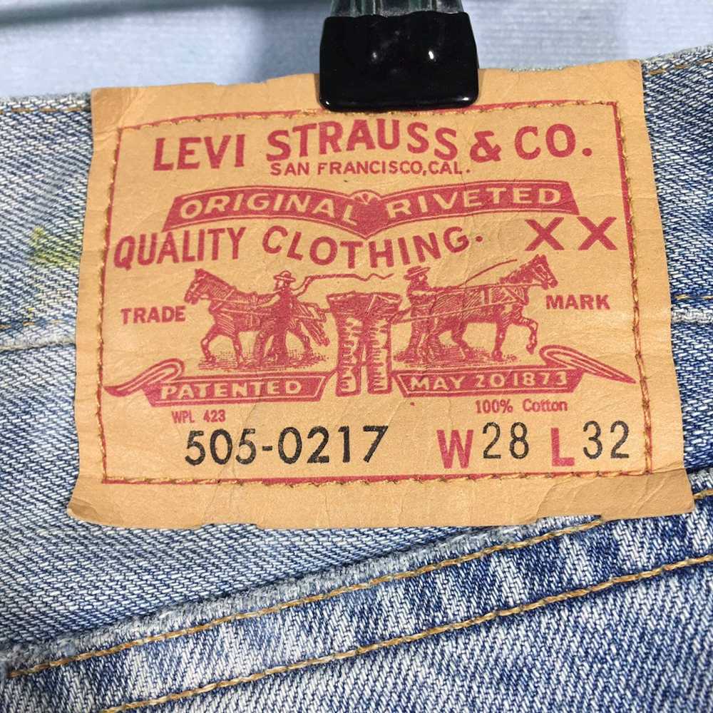 Levi's Custom Patchwork Painter Jeans - image 6