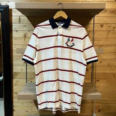 Vintage Polo by Ralph Lauren Fishing Tackle Polo Shirt Colourblock XL Size  