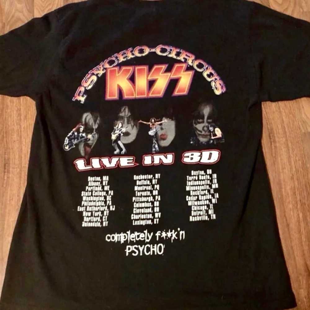 Vintage 90’s Kiss Psycho Circus Concert Tour T Sh… - image 2