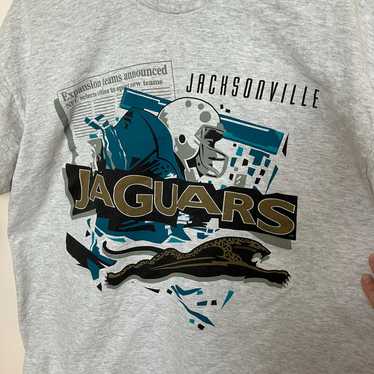vtg 90s NFL t-shirt XL jacksonville jaguars expan… - image 1