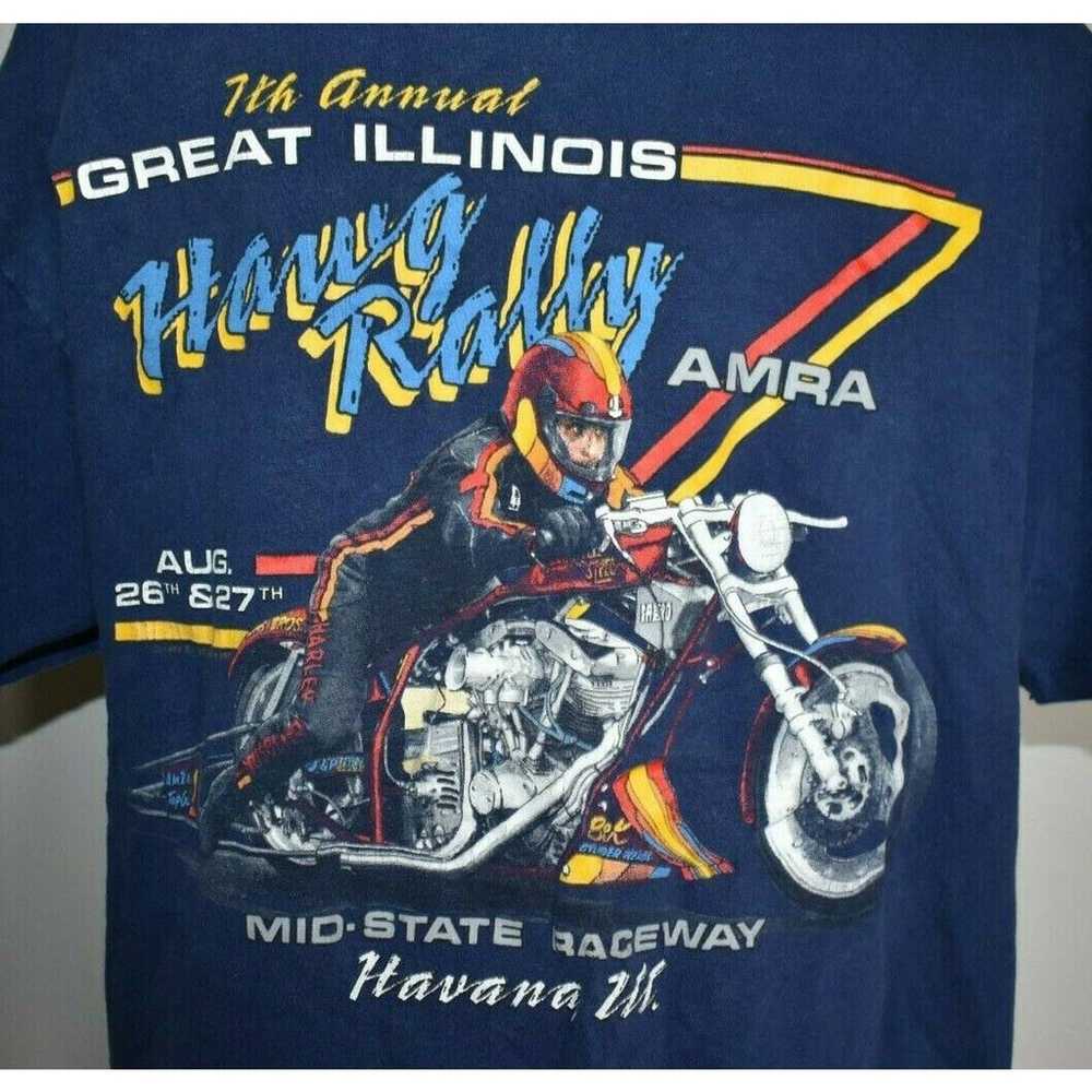Illinois HAWG Motorcycle Shirt AMRA Iowa - image 2