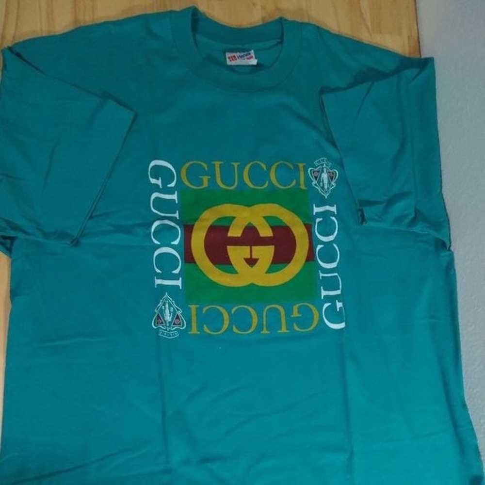 Vintage 90s Single Stitch Logo T-Shirt - image 1