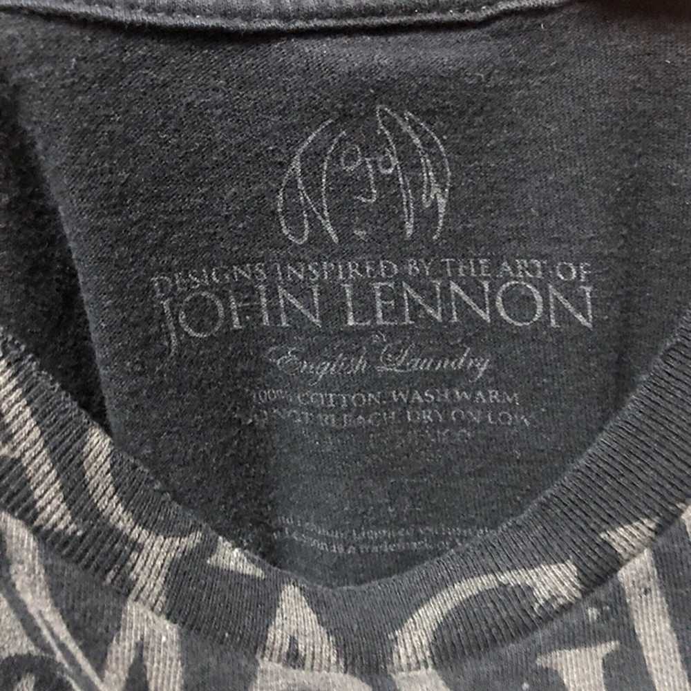 mens vintage t shirt xl John Lennon Cutoff Ultra … - image 7
