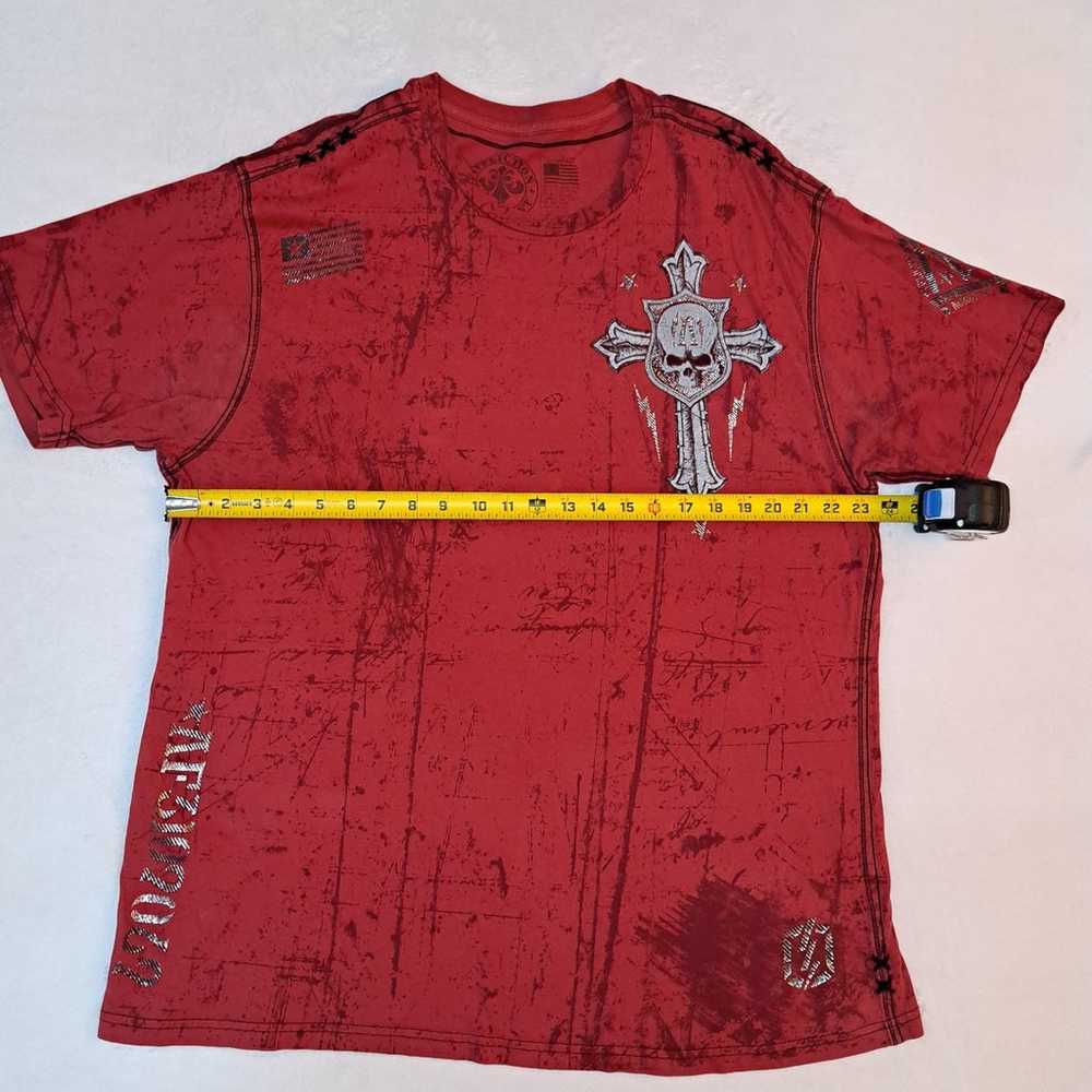 Affliction Skull & Cross T-Shirt - Men's size 3XL - image 11