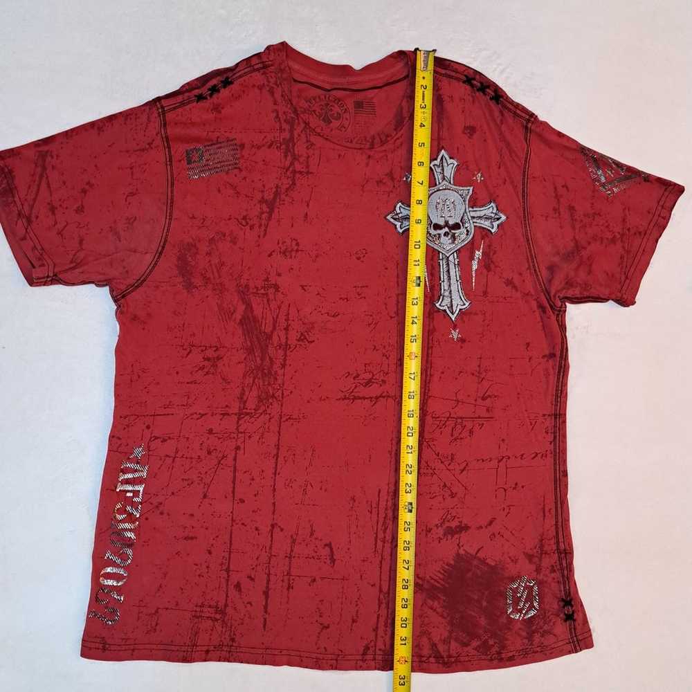 Affliction Skull & Cross T-Shirt - Men's size 3XL - image 12