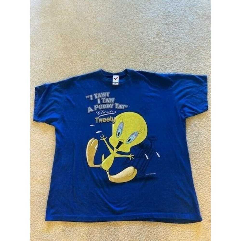 Vintage 1993 Warner Brothers Tweety Bird "I Tawt … - image 1