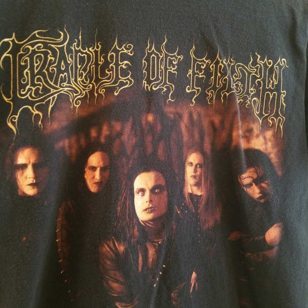 Cradle of FILTH HTF tshirt metal - image 2