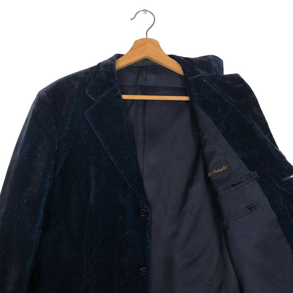 Designer × Japanese Brand 🔥Vtg Velvet Jacket Dou… - image 10