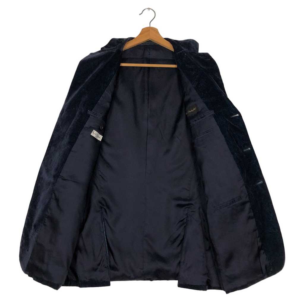 Designer × Japanese Brand 🔥Vtg Velvet Jacket Dou… - image 11