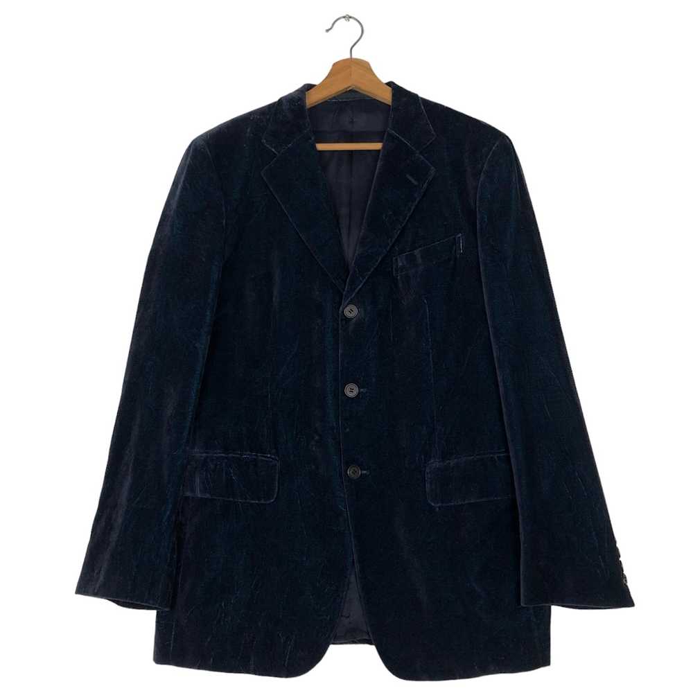 Designer × Japanese Brand 🔥Vtg Velvet Jacket Dou… - image 1