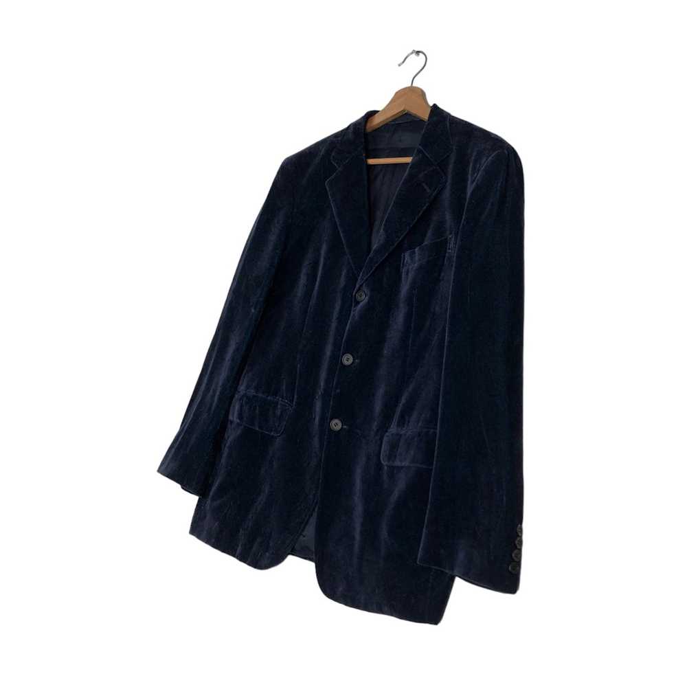 Designer × Japanese Brand 🔥Vtg Velvet Jacket Dou… - image 2