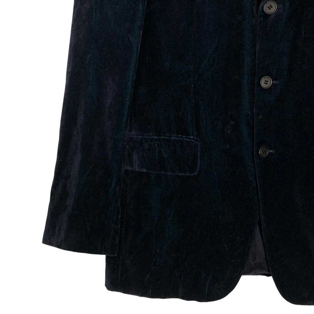 Designer × Japanese Brand 🔥Vtg Velvet Jacket Dou… - image 4