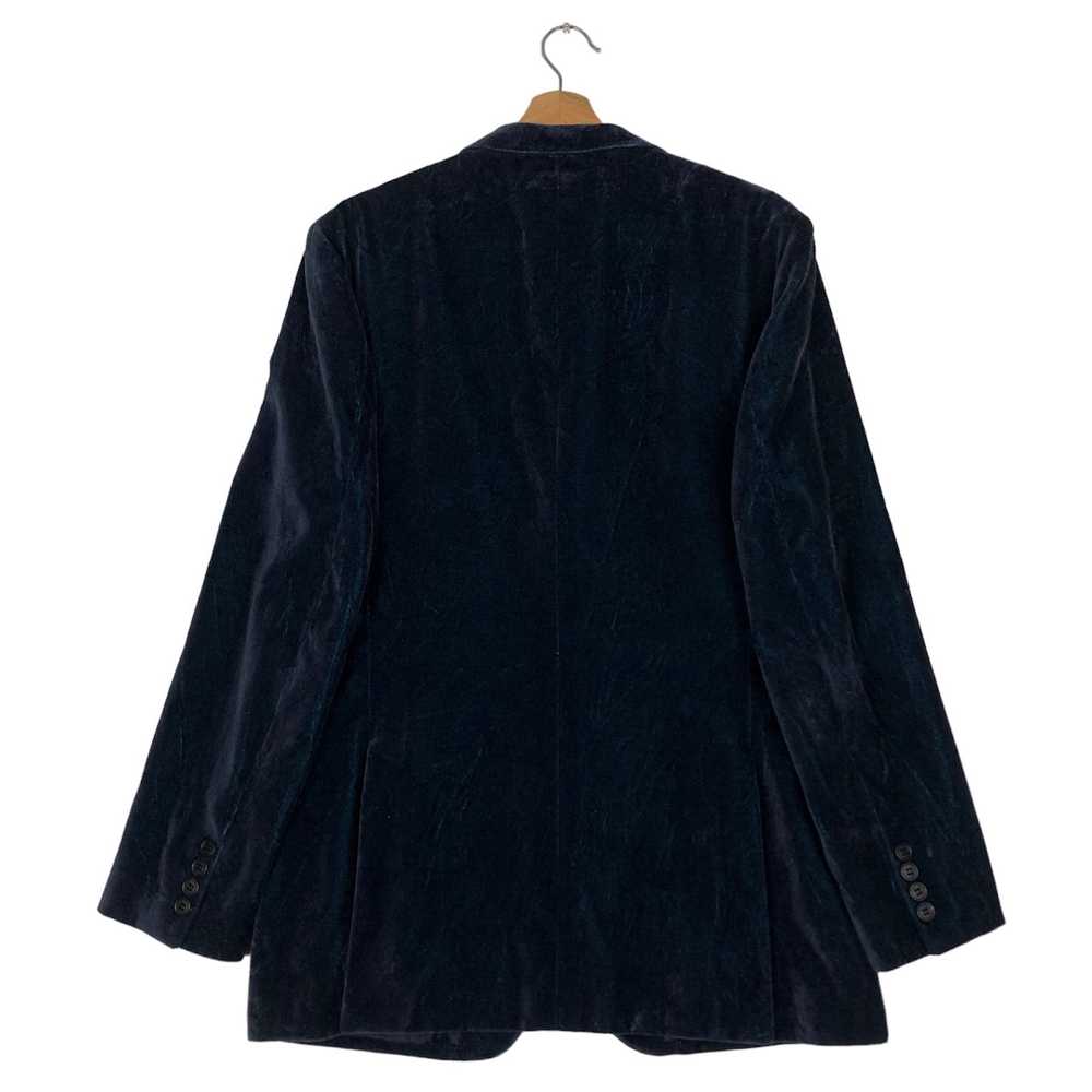 Designer × Japanese Brand 🔥Vtg Velvet Jacket Dou… - image 8