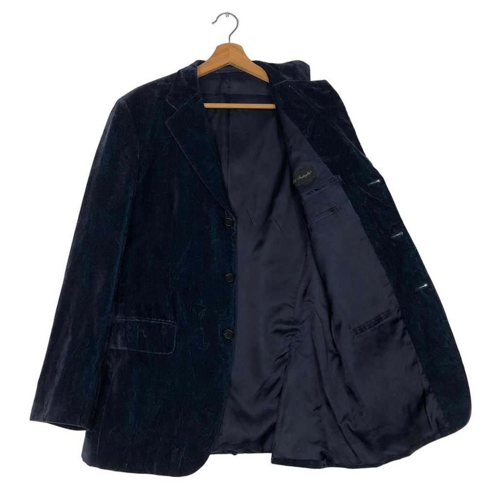 Designer × Japanese Brand 🔥Vtg Velvet Jacket Dou… - image 9