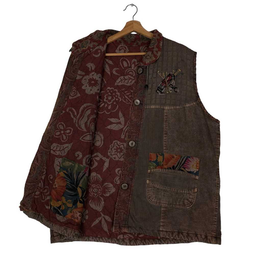 Japanese Brand × Vintage 🔥90’s Vintage Vest Nati… - image 10