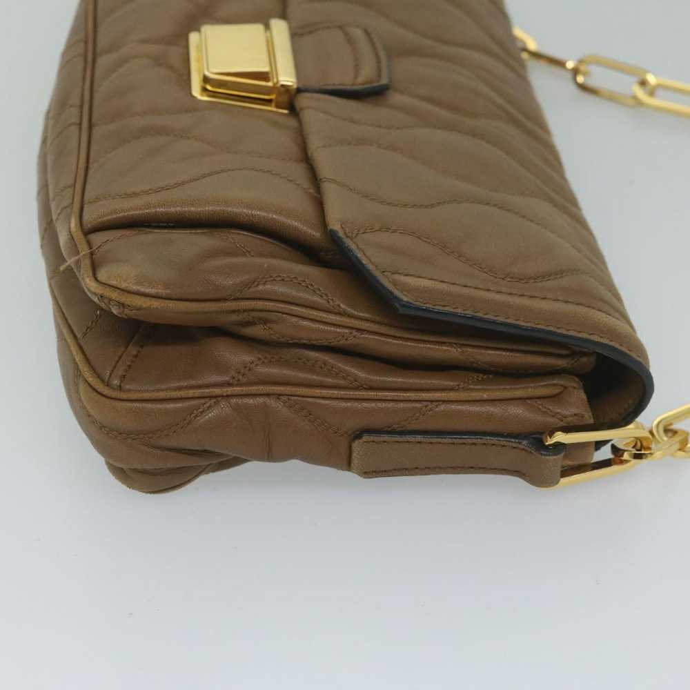 Miu Miu Miu Miu Quilted Chain Shoulder Bag Leathe… - image 3