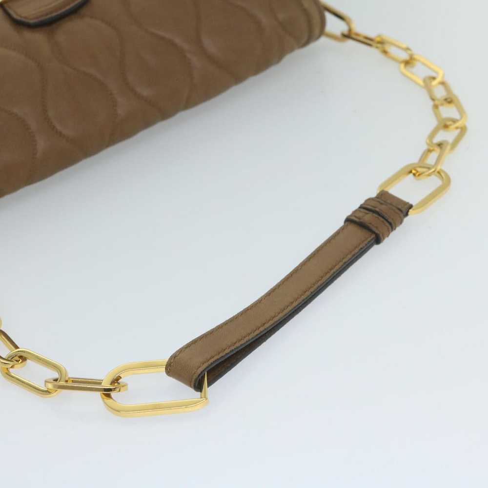 Miu Miu Miu Miu Quilted Chain Shoulder Bag Leathe… - image 7