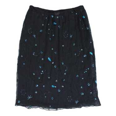 Plein Sud Silk mid-length skirt