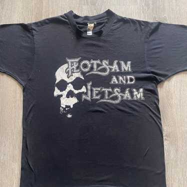 1987 Flotsam and Jetsam Tour T shirt, OG Screen S… - image 1