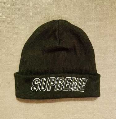 Supreme Slant Logo beanie knit cap hat