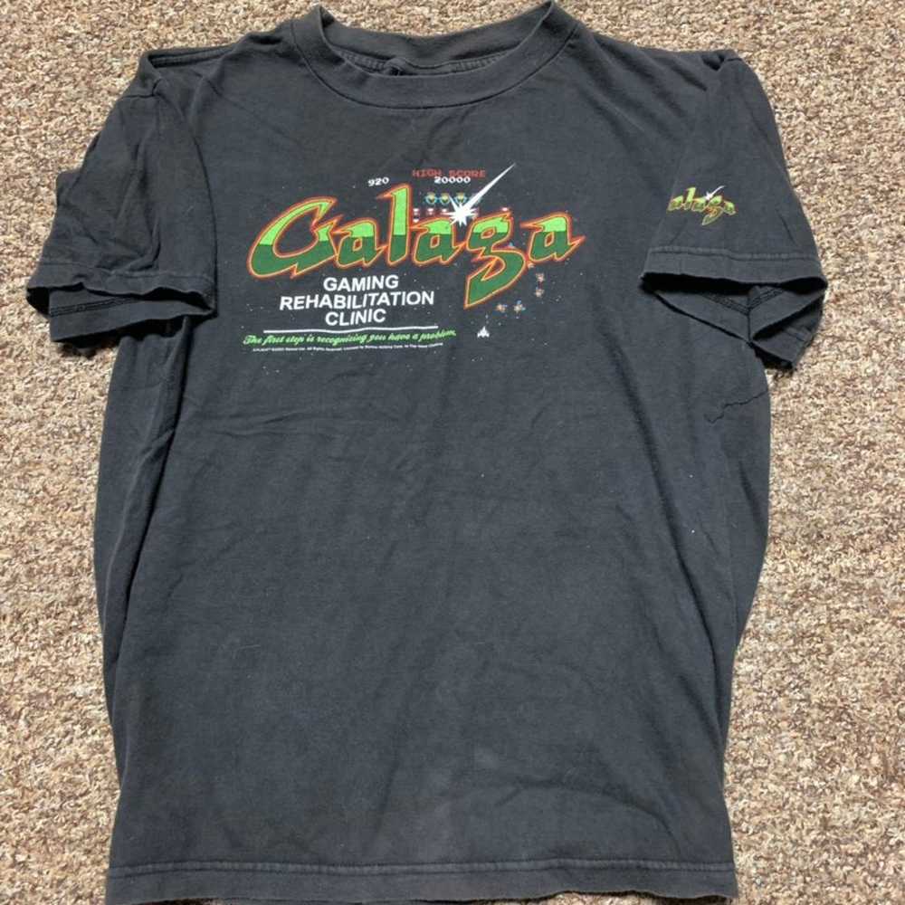 Vintage galaga videogame promo t shirt - image 1