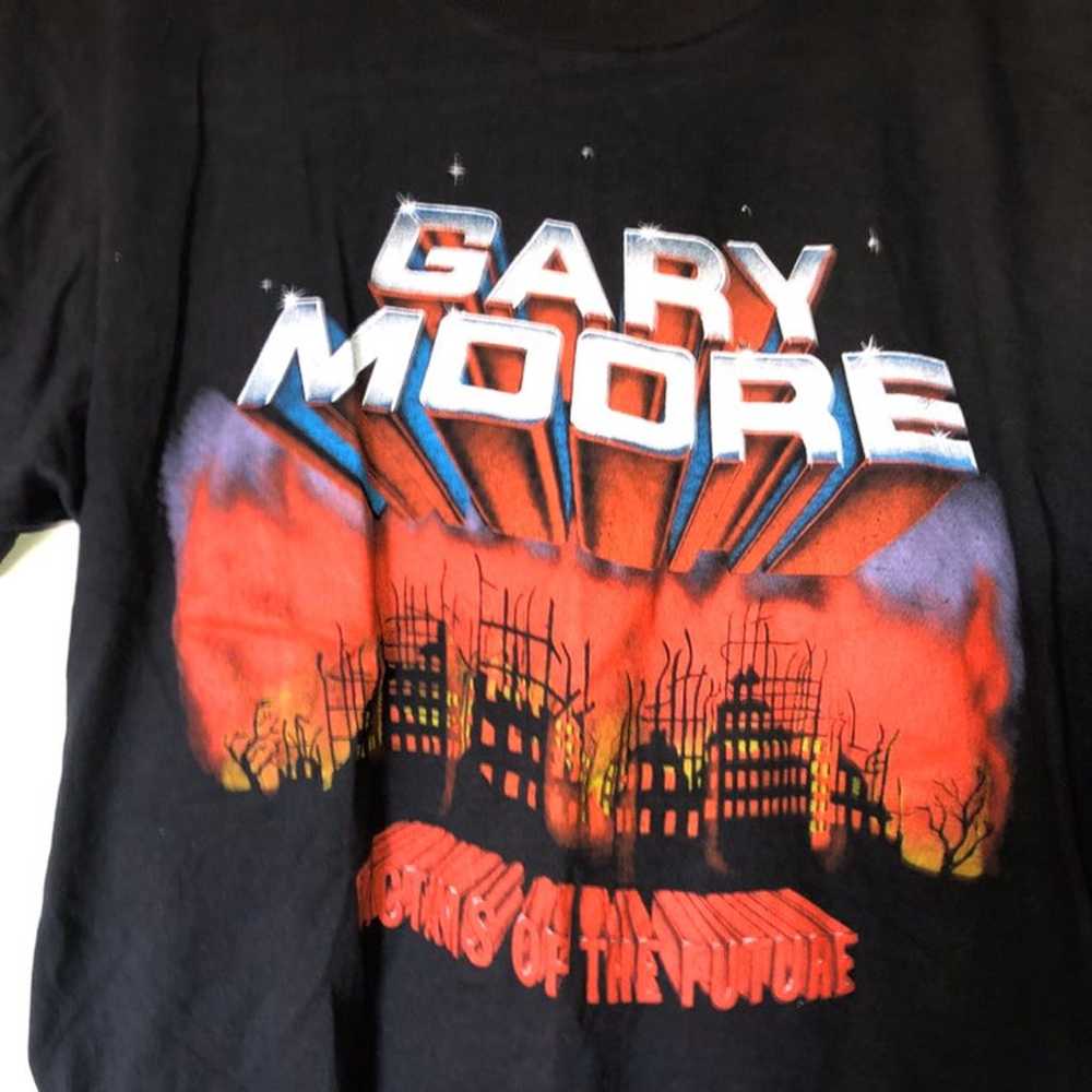 Vintage 80s Gary Moore band tshirt - image 2