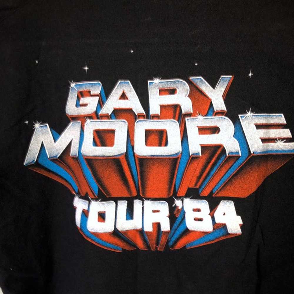 Vintage 80s Gary Moore band tshirt - image 3