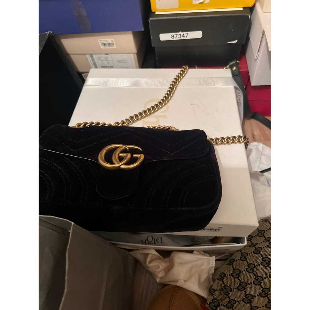 Gucci Gg Marmont Chain Flap velvet crossbody bag - image 10