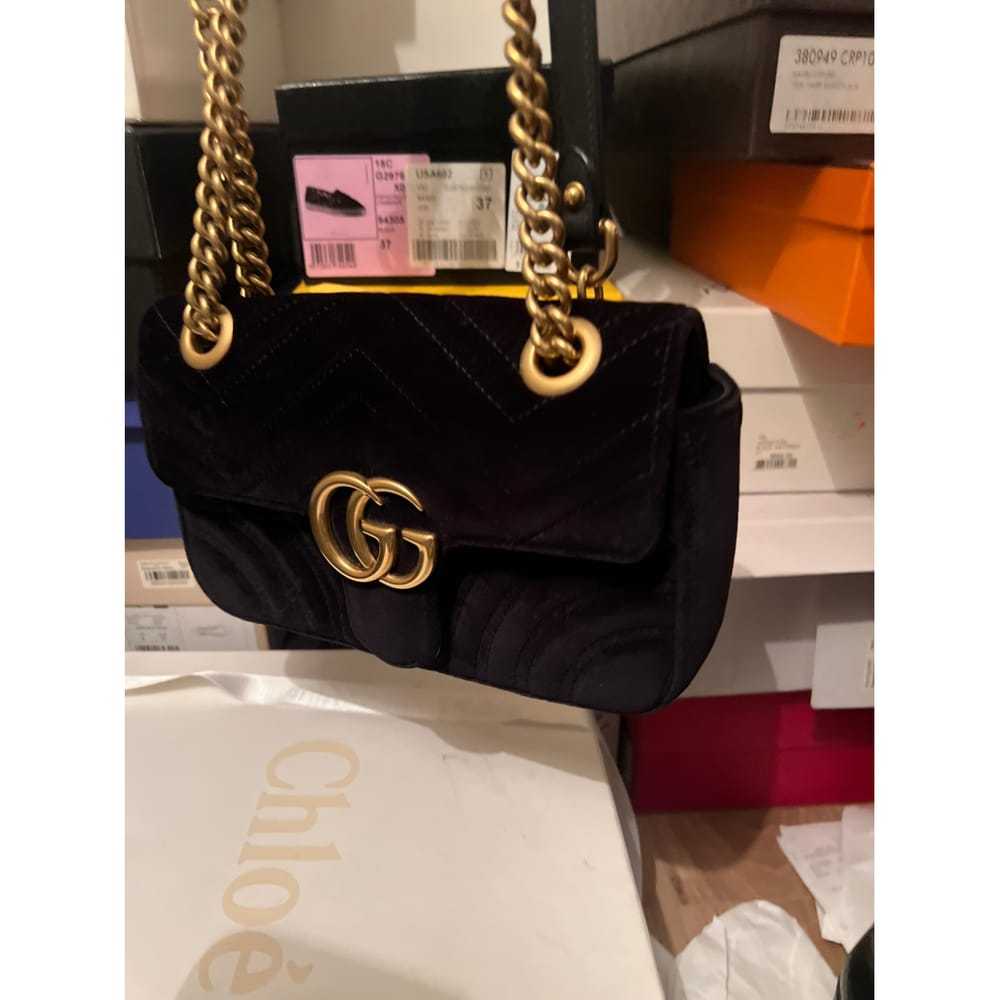 Gucci Gg Marmont Chain Flap velvet crossbody bag - image 7