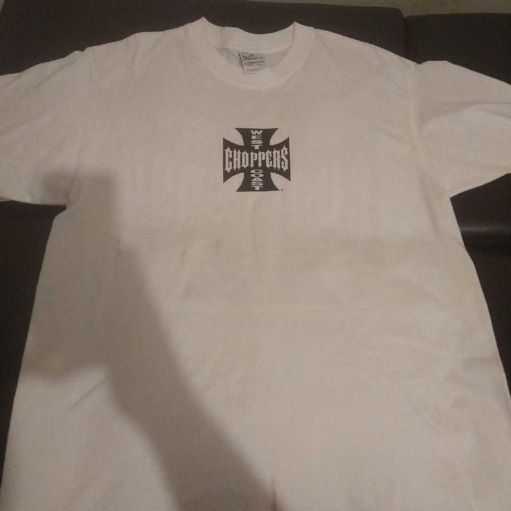 West Coast Choppers T shirt (L) signed by Jesse J… - image 3