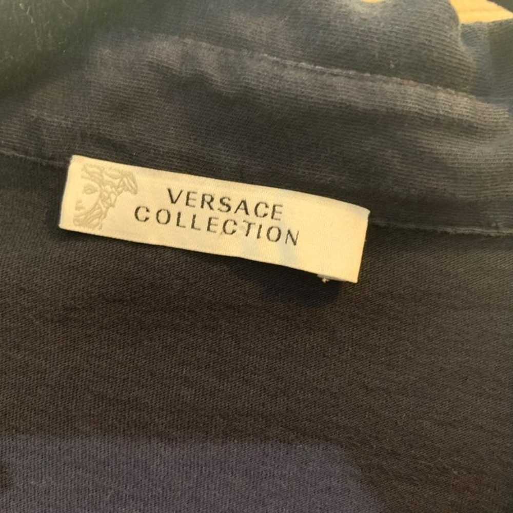 Versace Collection Navy Blue Polo - image 3