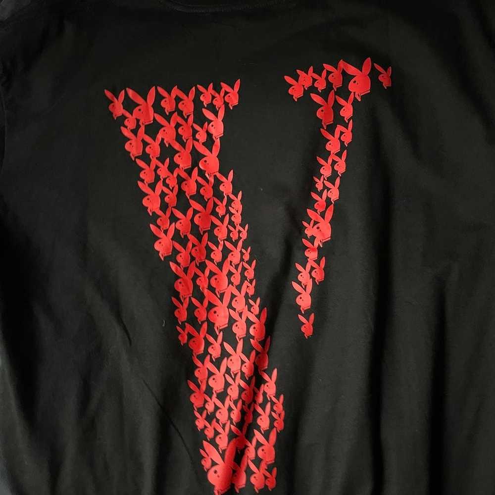 Playboi Carti Red V-Lone Shirt - image 3