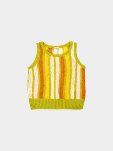 Miu Miu 2020 Mohair Striped Knitted Top