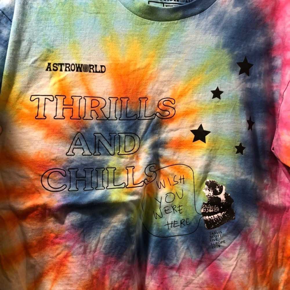 travis scott astroworld tie dye rainbow - image 2