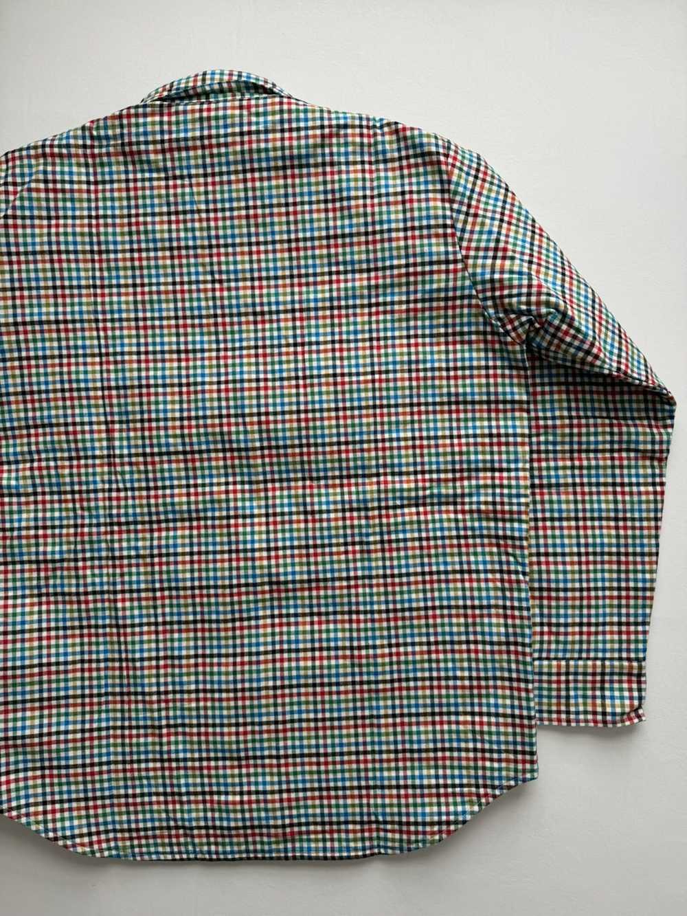 Bape × Vintage Quilted Plaid Button Up Shirt - image 2
