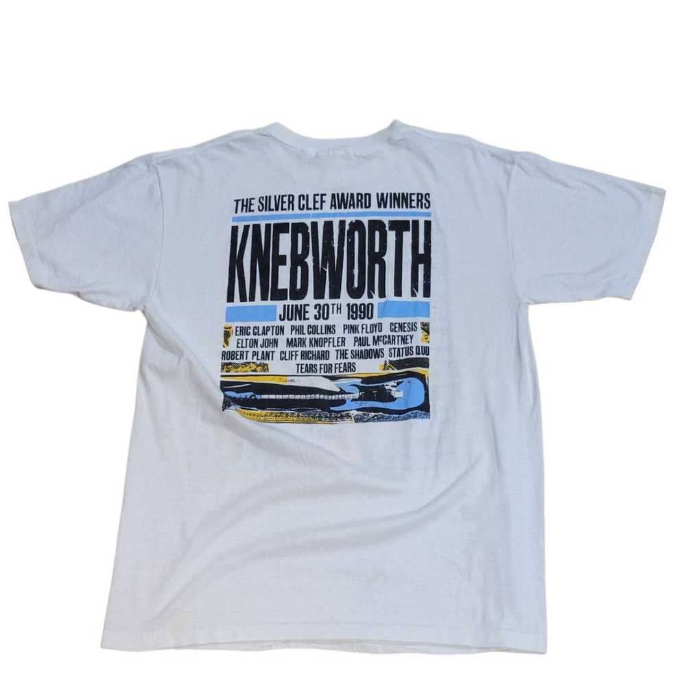 1990 Vintage Knebworth Concert T-Shirt - image 4