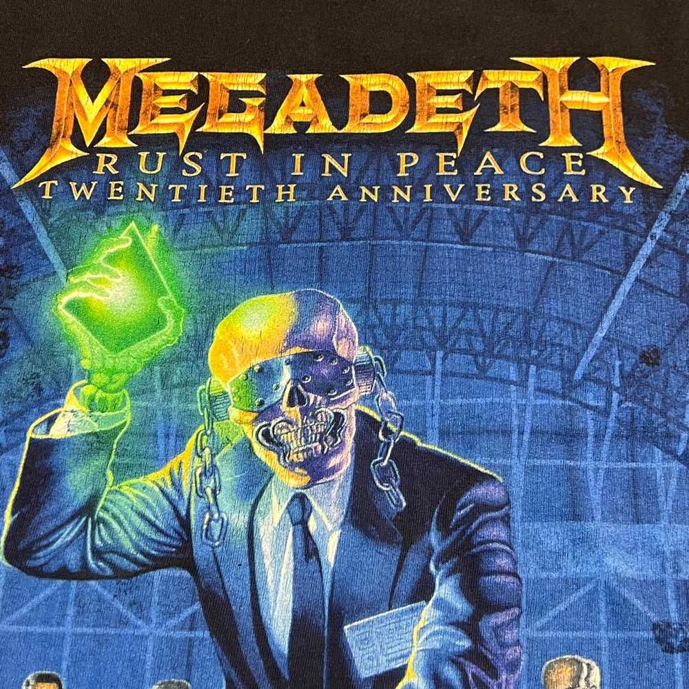 Authentic Megadeth Rust In Peace Twentieth Annive… - image 2
