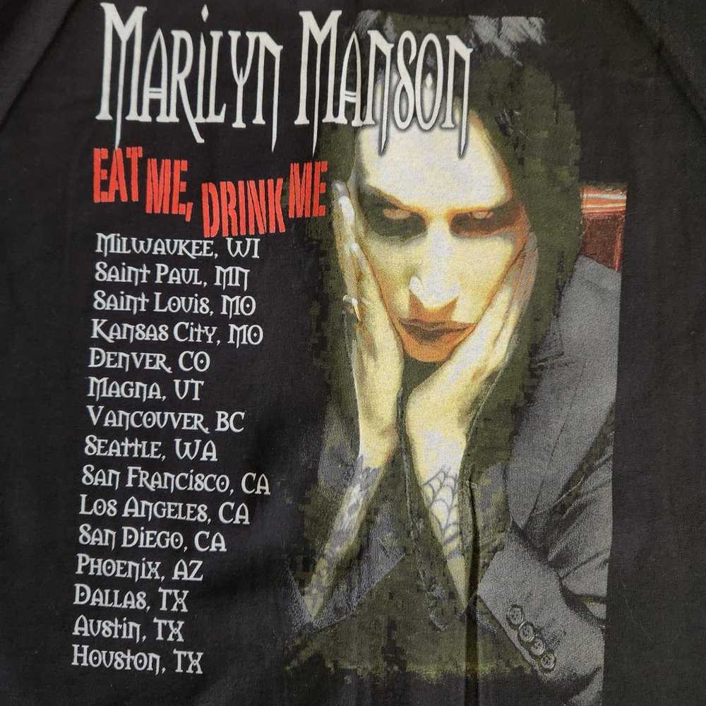 Marilyn Manson Eat Me, Drink Me Tour T-Shirt - image 4