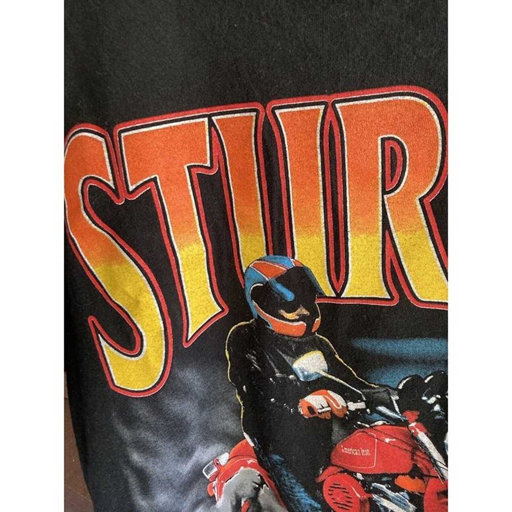 Vintage T Shirt 2XL Sturgis Flash Race Fastest Le… - image 11