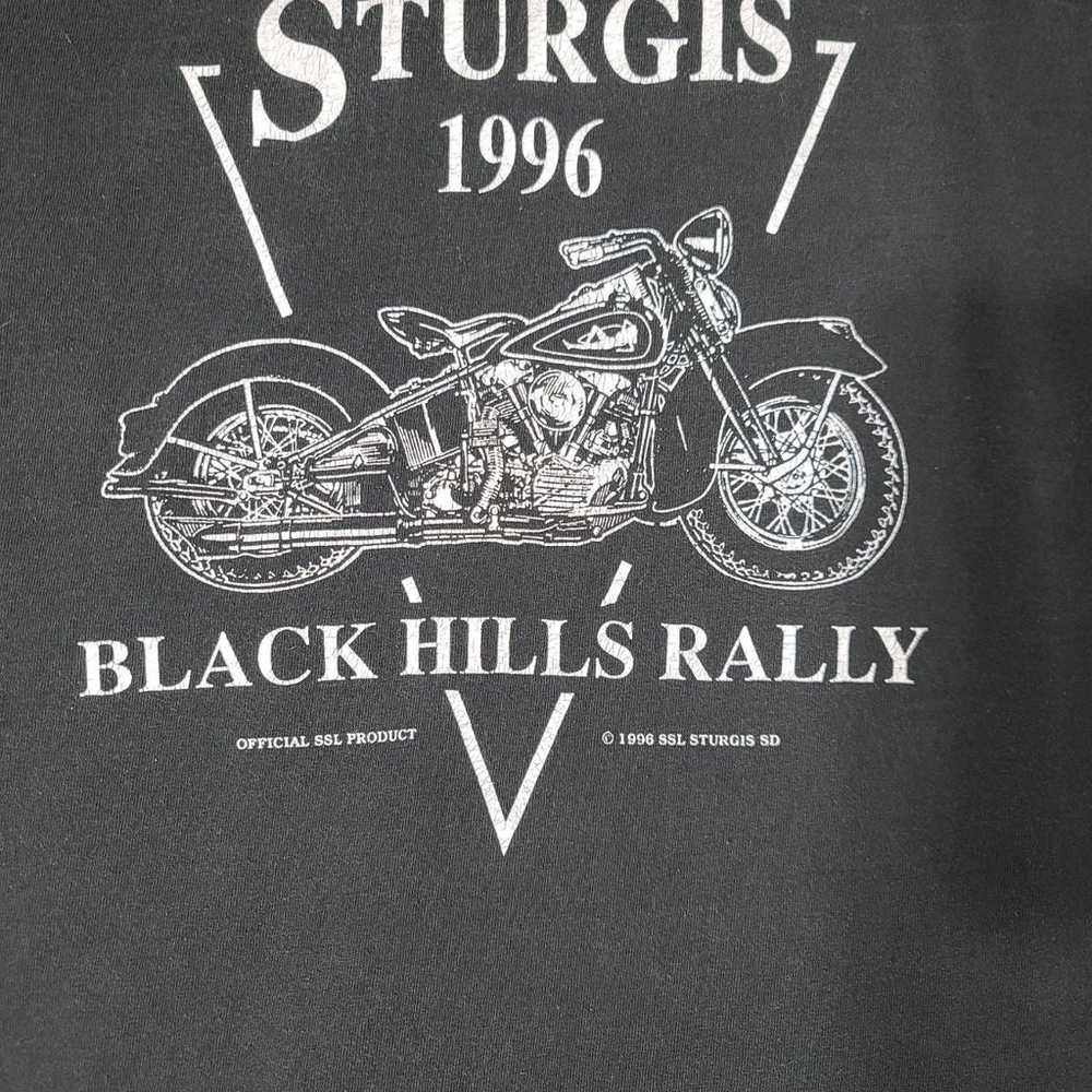 Black vintage sturgis shirt - image 11
