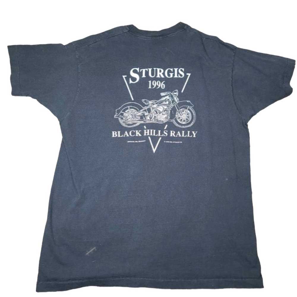 Black vintage sturgis shirt - image 12