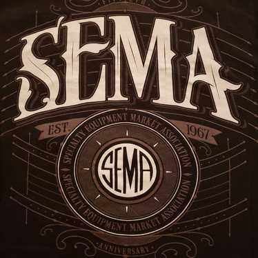 50th anniversary SEMA car show tshirt