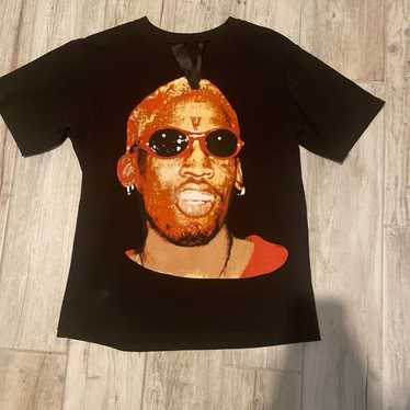 Vlone x Dennis Rodman Airbrushed T-Shirt BLACK - image 1