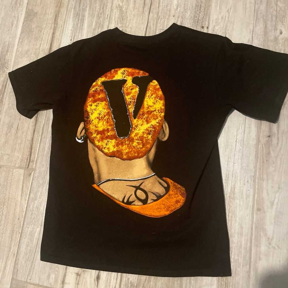 Vlone x Dennis Rodman Airbrushed T-Shirt BLACK - image 2