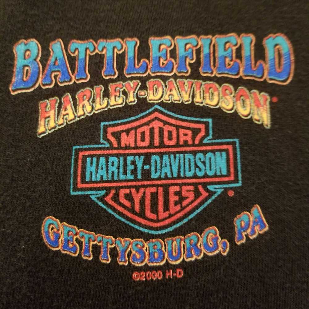 Vintage Harley Davidson Gettysburg t - image 8