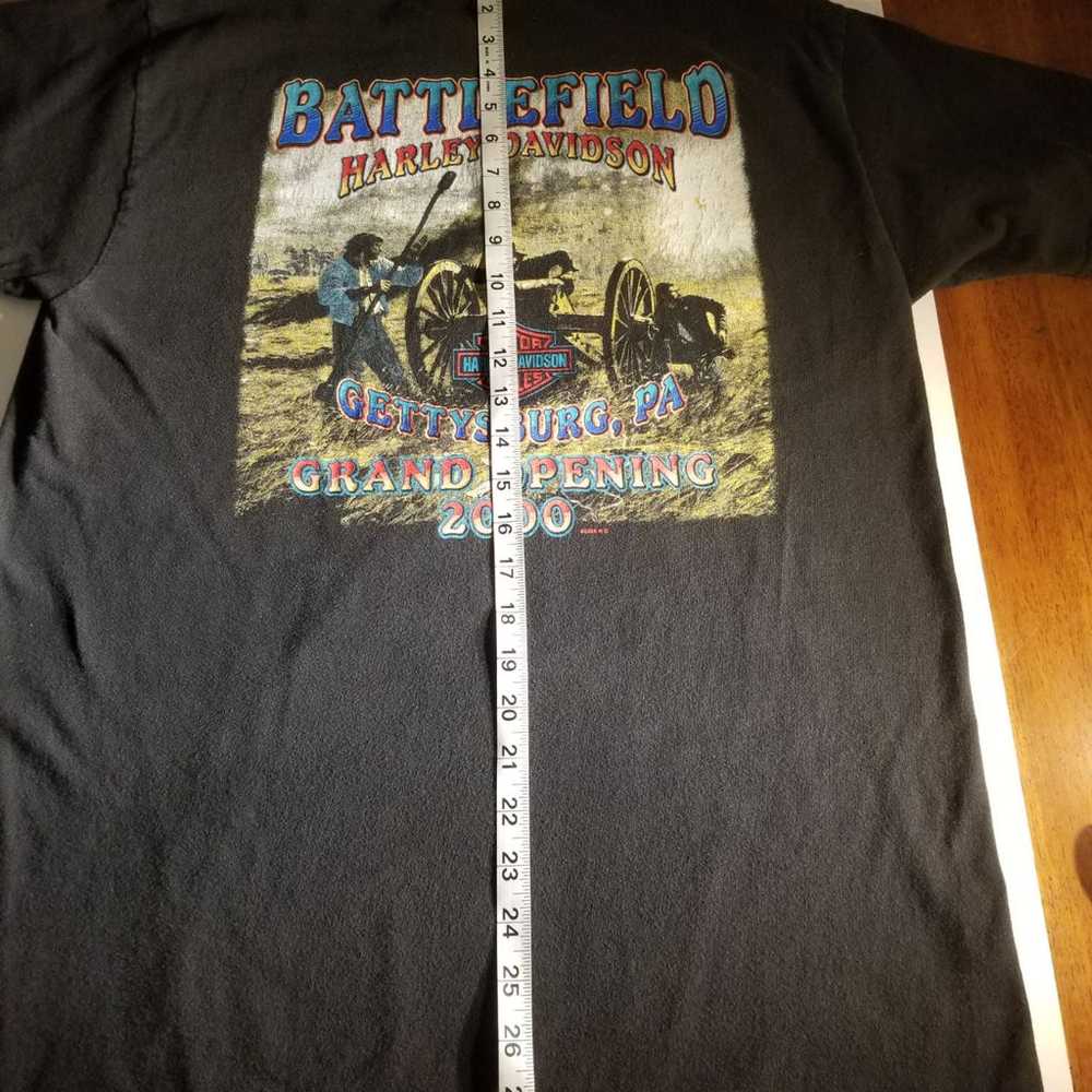 Vintage Harley Davidson Gettysburg t - image 9