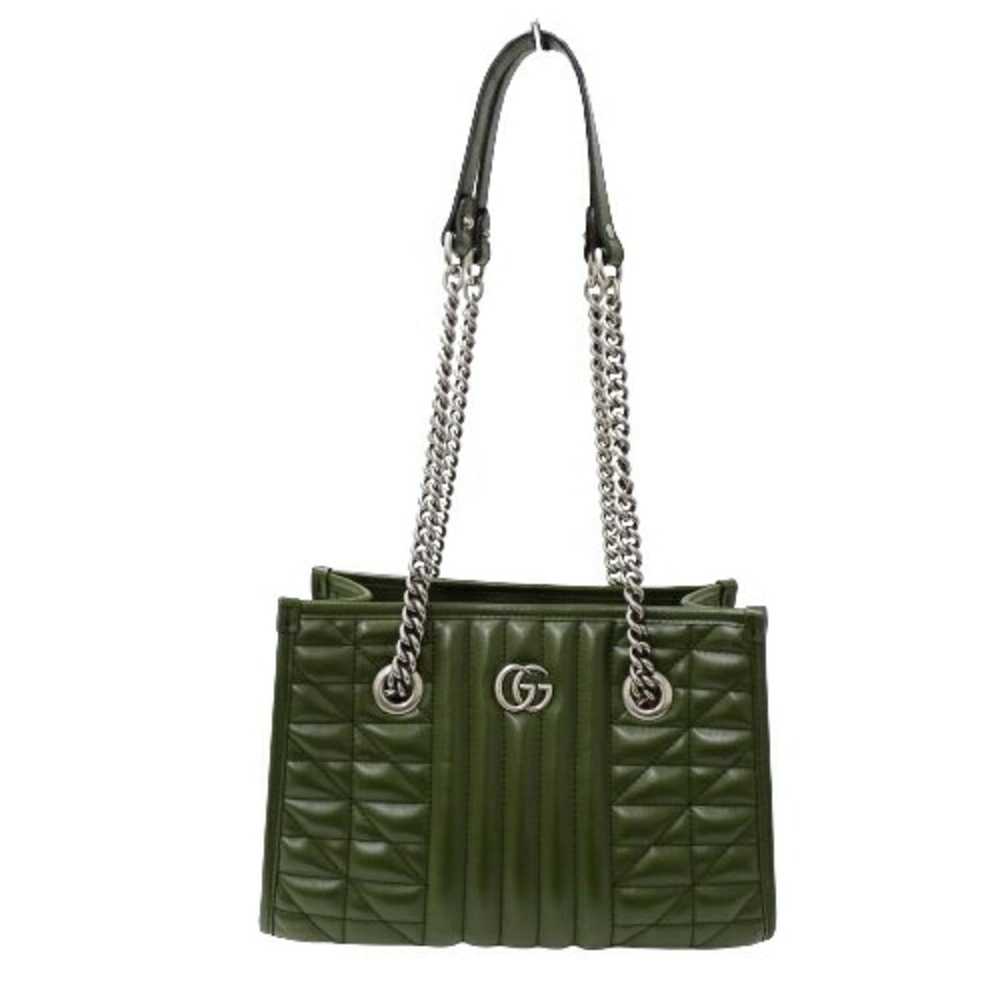 Gucci GUCCI Women's Tote Bag Chain Shoulder Leath… - image 2