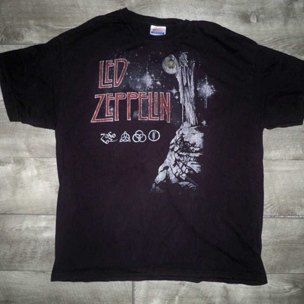 Hanes heavyweight Led Zeppelin Rock Band T-Shirt … - image 1