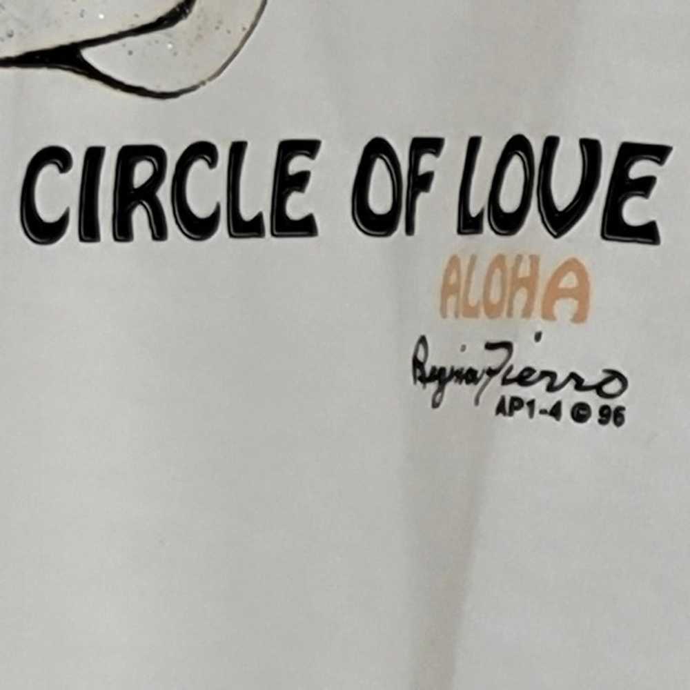 Vintage 90s Circle of Love Angel T-Shirt - image 3