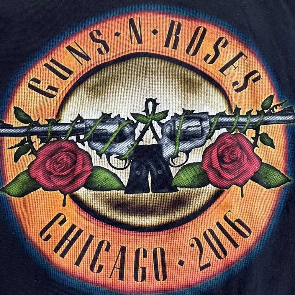 Rare Guns N Roses Chicago 2016 Concert T-Shirt - … - image 2